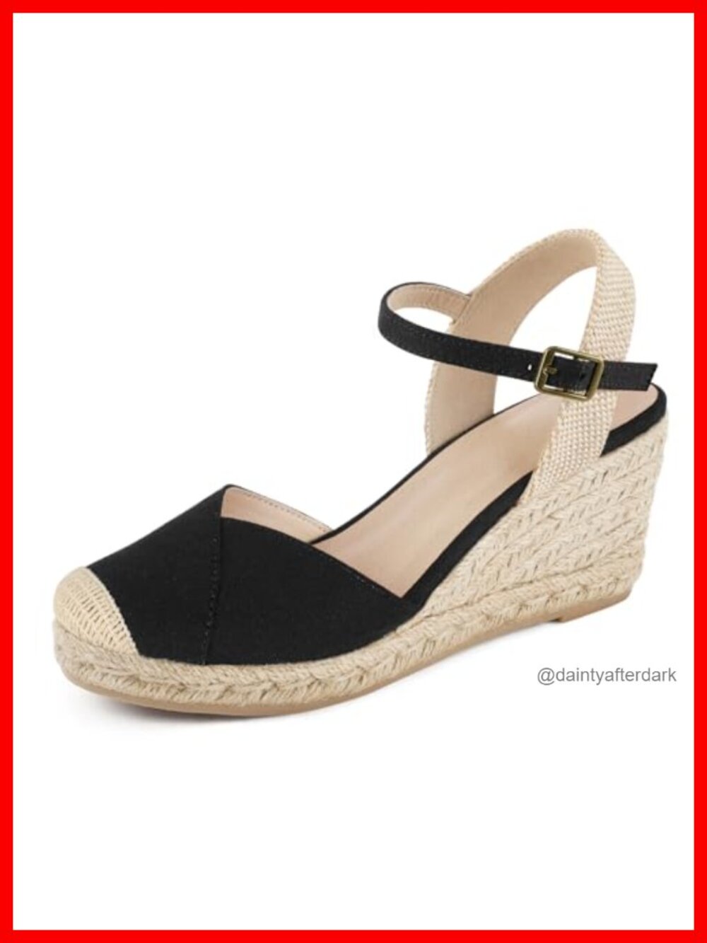 Women's Espadrille Wedge Sandals Closed Toe Platform Summer Shoes